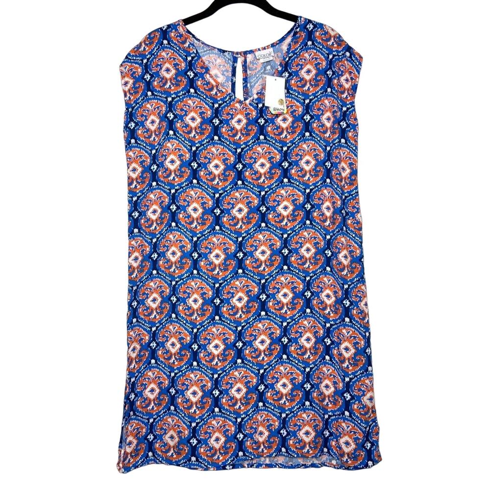 All For Color Small Ella Sleeveless Shift Dress